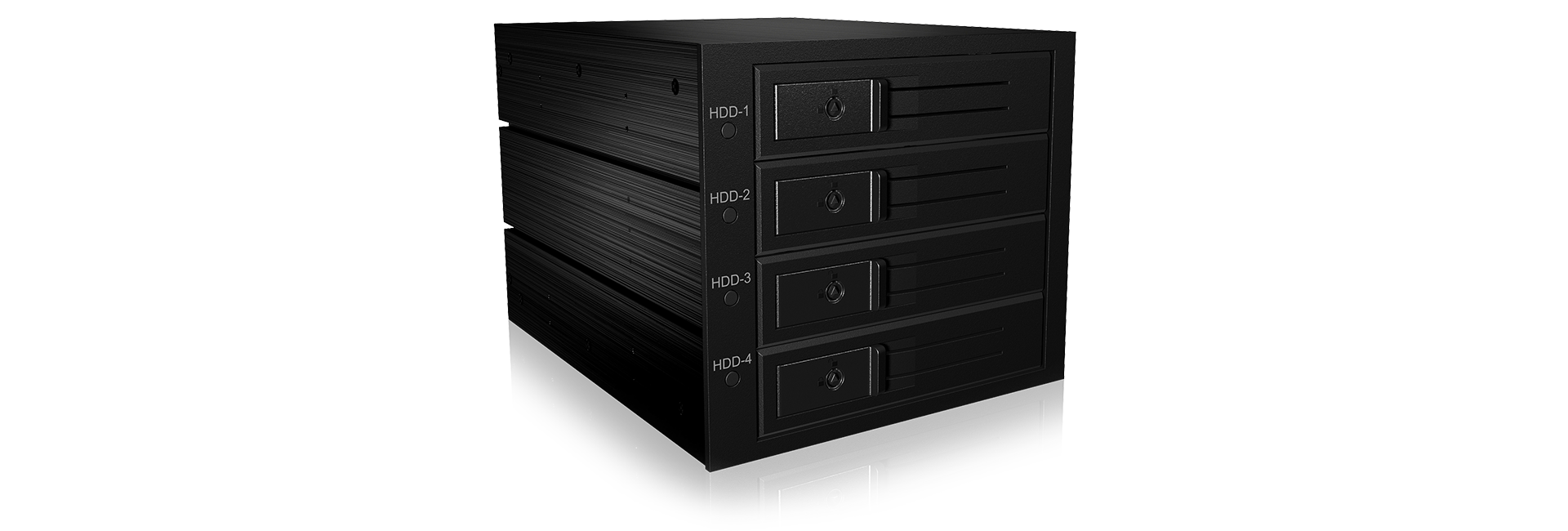 Backplane IcyBox 4x SATA/SAS 3,5HDD 3x5,25, 1xMini SAS HD