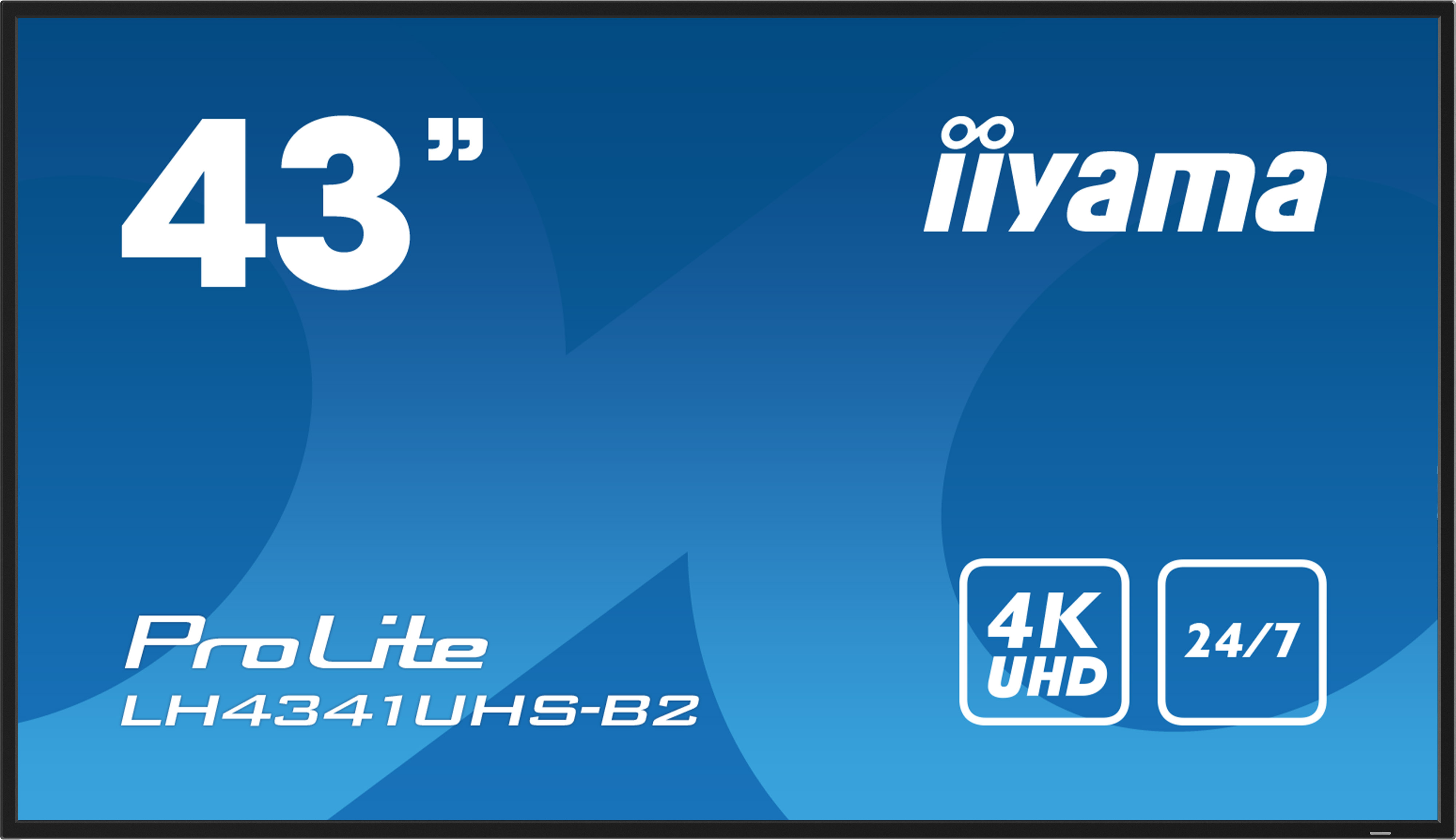 43IN 3840X2160 4K UHD IPS 1 HAZ VGA HDMI 500CD/QM MEDIA PLAY USB