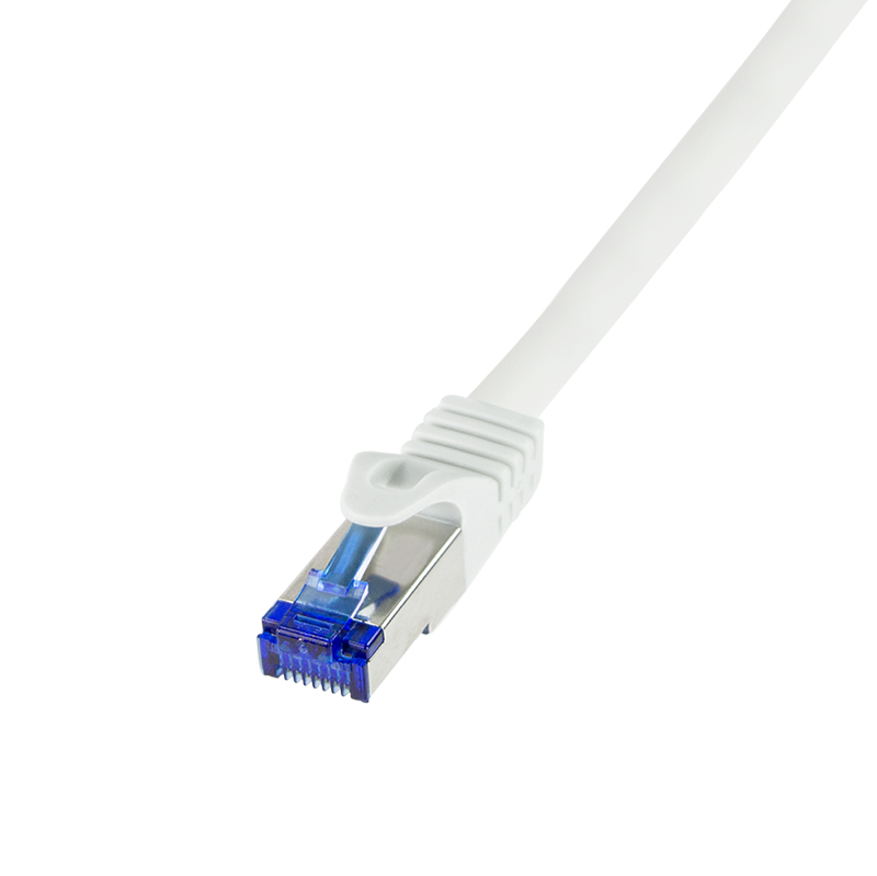 Logilink Patchkabel Ultraflex, Cat.6A, S/FTP, weiß, 3 m