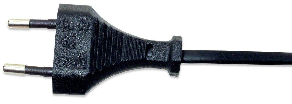 MANHATTAN Stromkabel Euro 8 1.8m schwarz