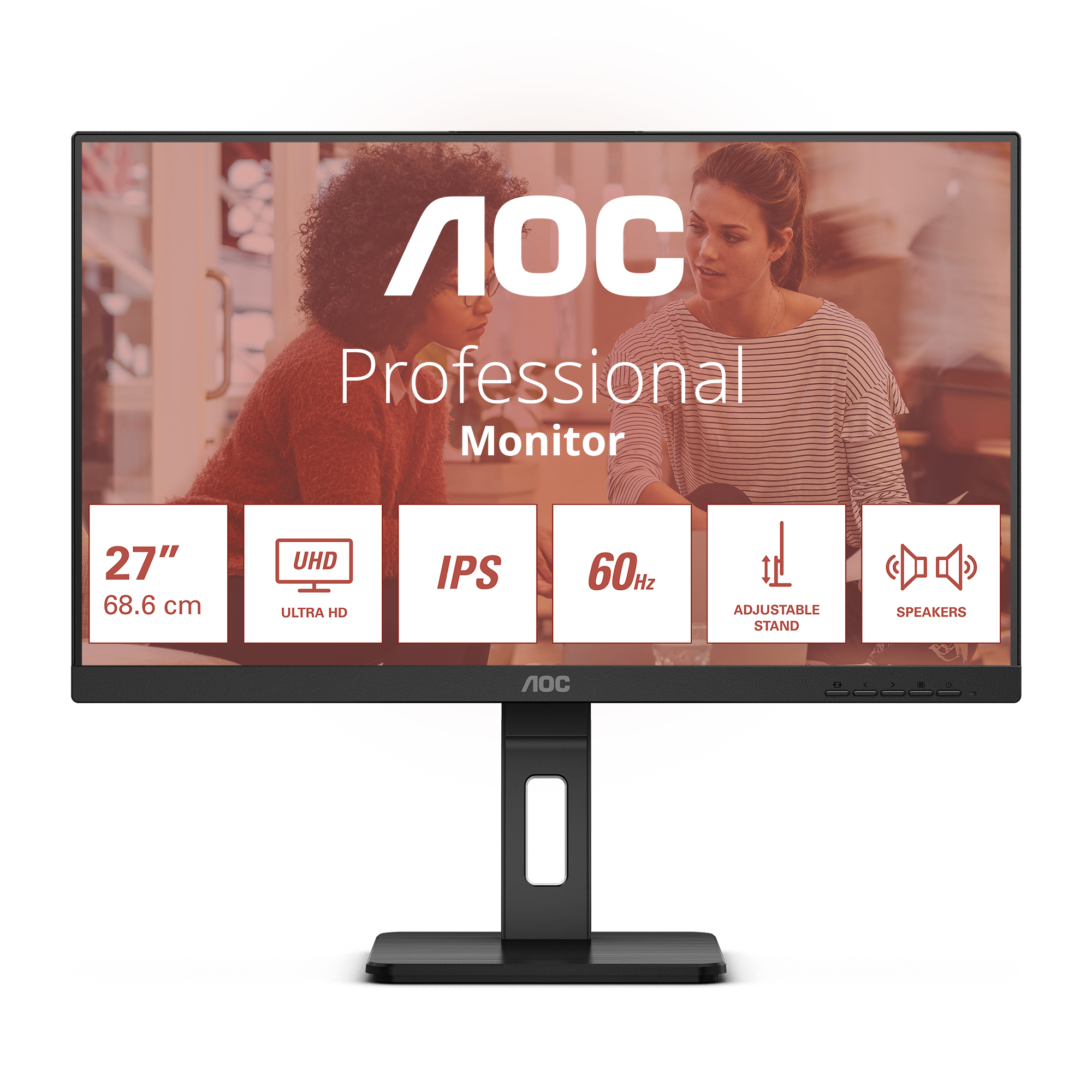 AOC 68,6cm (27) U27E3UF 16:09 2xHDMI+DP+USB 4K Lift black