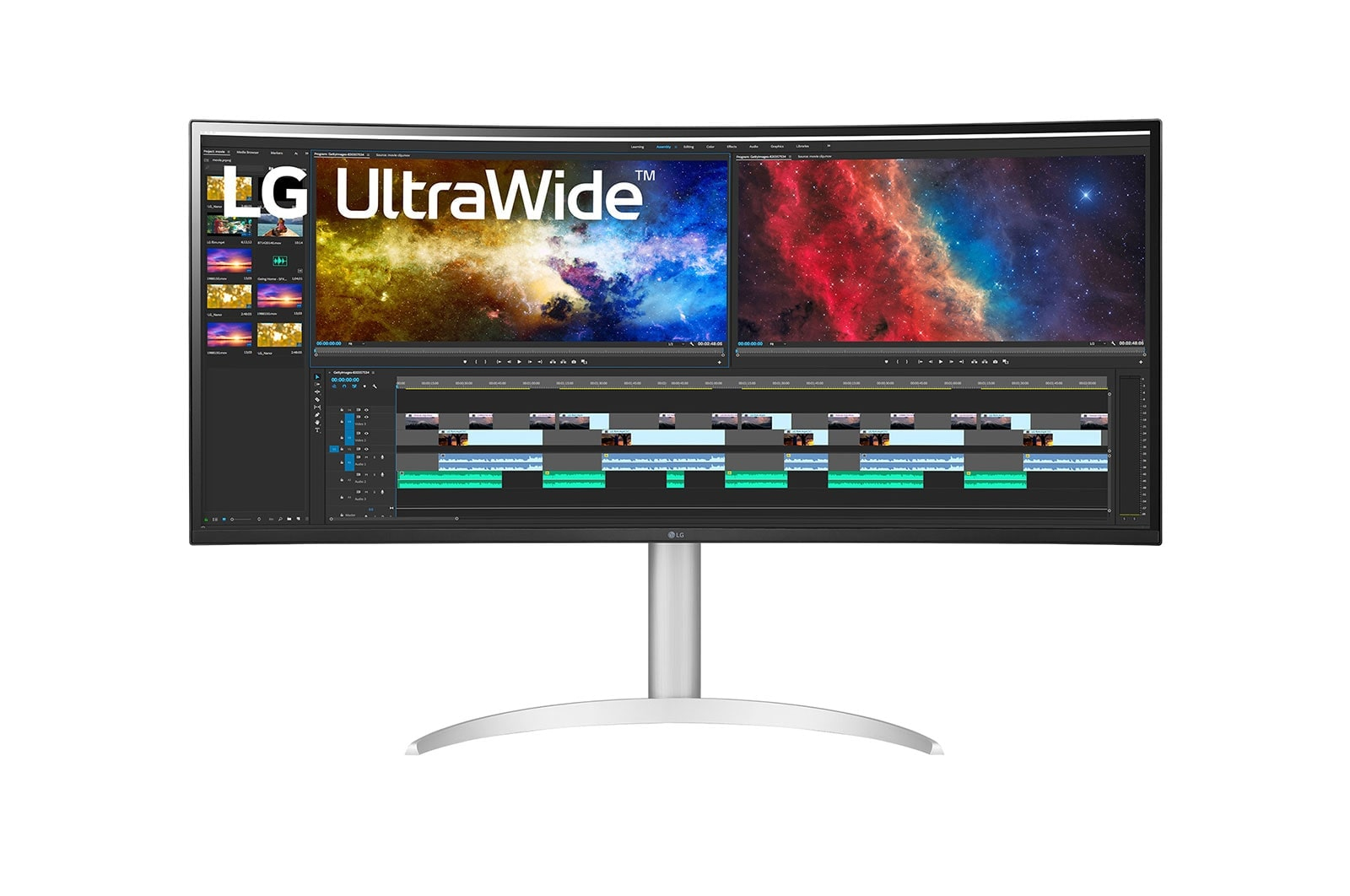 LG 38BQ85C-W.AEU Curved Monitor 95,0 cm (38,0 Zoll) weiß