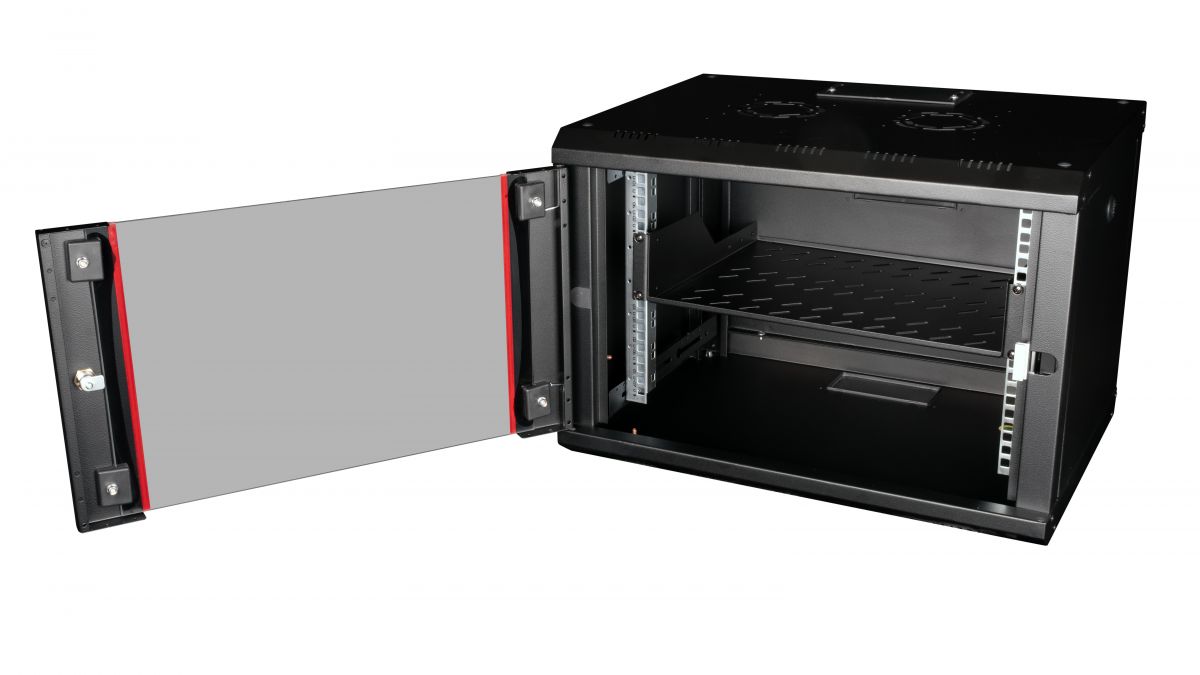 Equip 19 Fachboden fest für Serverschränke 35cm 2U schwarz