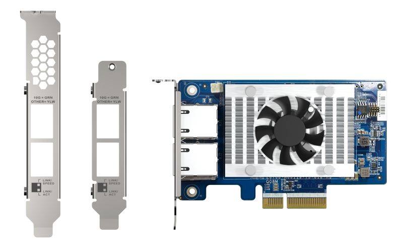 QNAP QXG-10G2T-X710 Netzwerkadapter-PCIe 10 GBE RJ45 x2