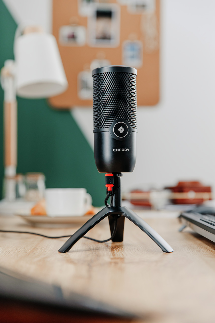CHERRY UM 3.0 USB-Mikrofon schwarz