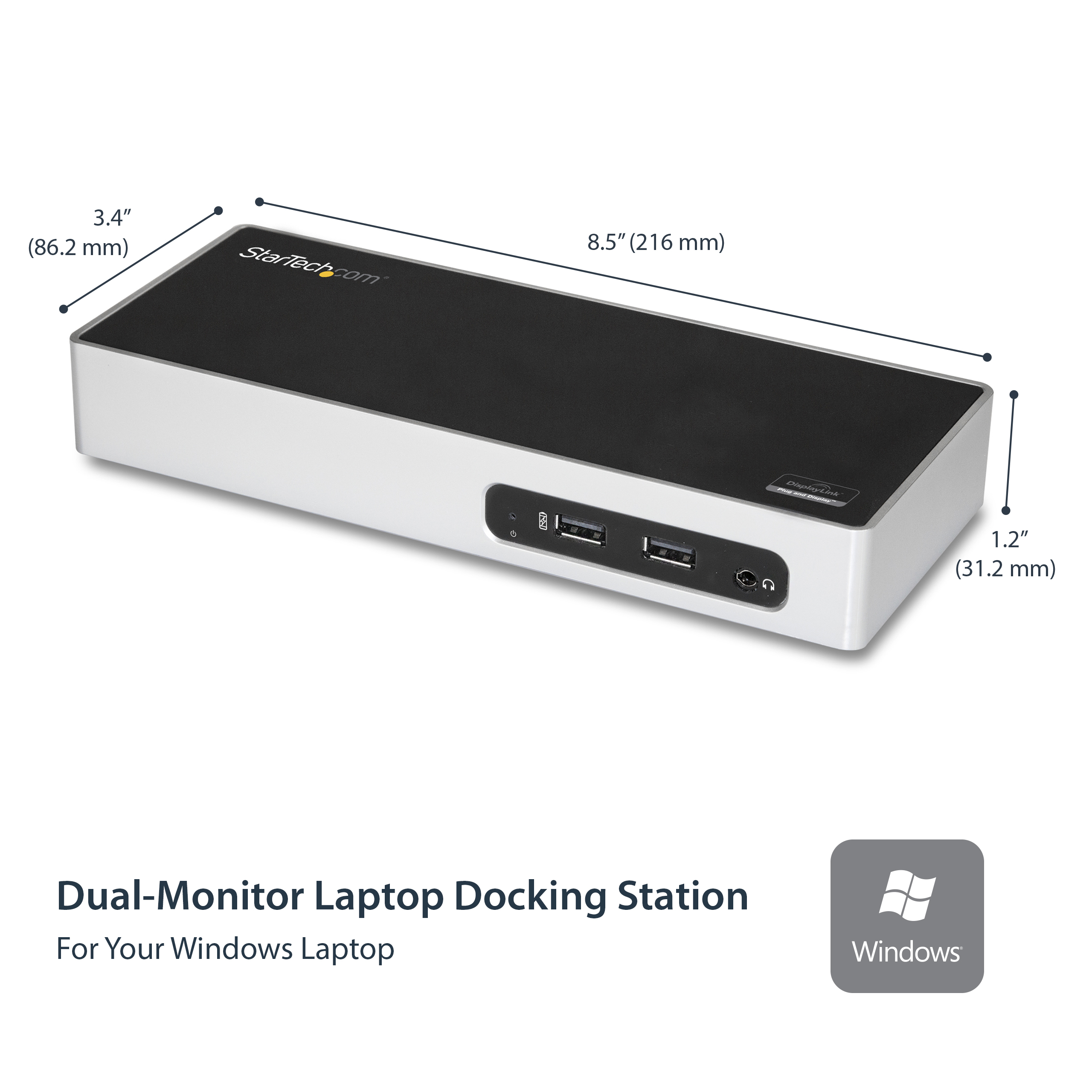 USB 3.0 DUAL MONITOR DOCK HDMI AND DVI / VGA - USB 3.0