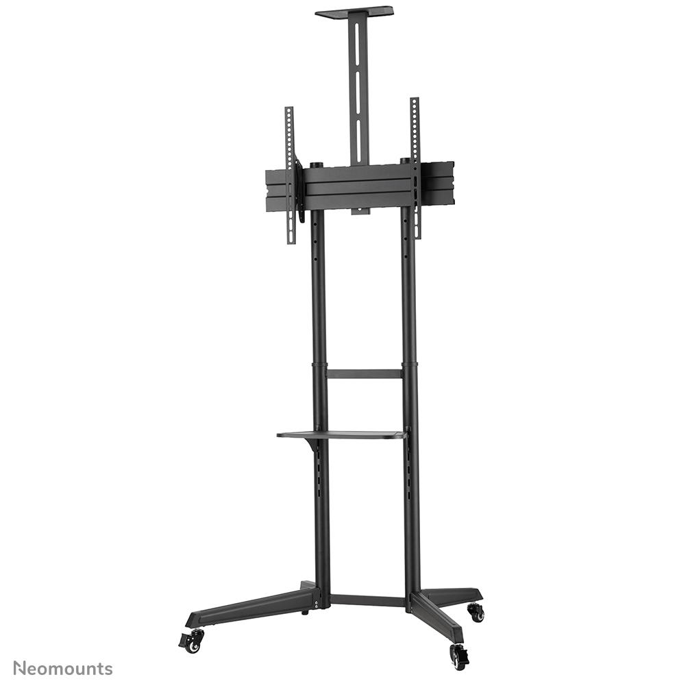 NEOMOUNTS Mobile Floor Stand incl. AV- and cam shelf height adjustable 128,5-145cm