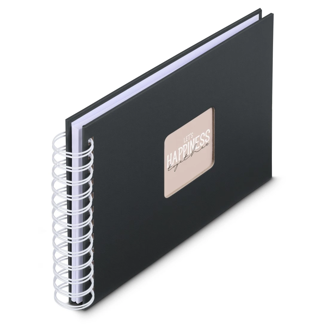 hama Fotoalbum Fine Art neutral 24,0 x 17,0 cm, 50 weiße Seiten
