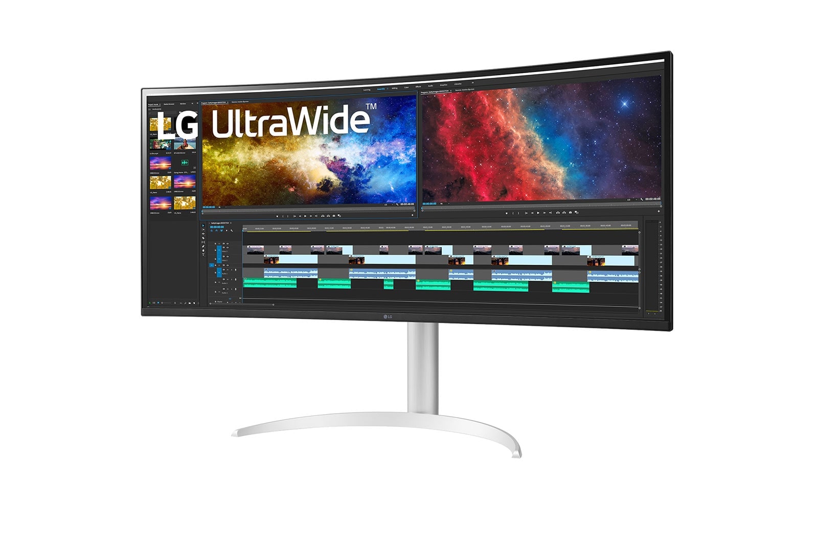 LG 38BQ85C-W.AEU Curved Monitor 95,0 cm (38,0 Zoll) weiß