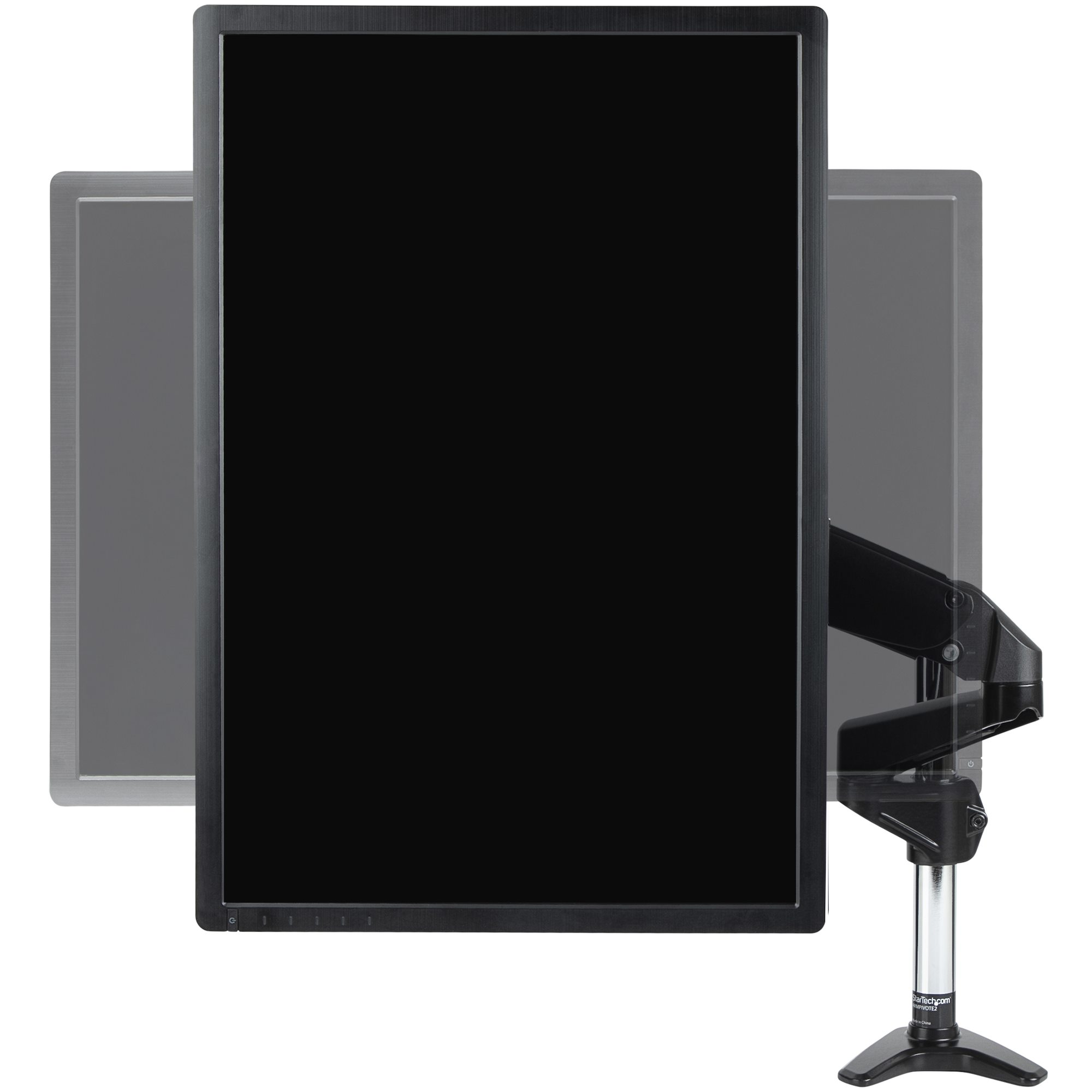 STARTECH.COM Tisch Monitorhalterung für einen VESA Monitor bis zu 81,2cm 32Zoll 8kg Flexibel/Schwenkbar Höhenverstelbar - C-Klemme