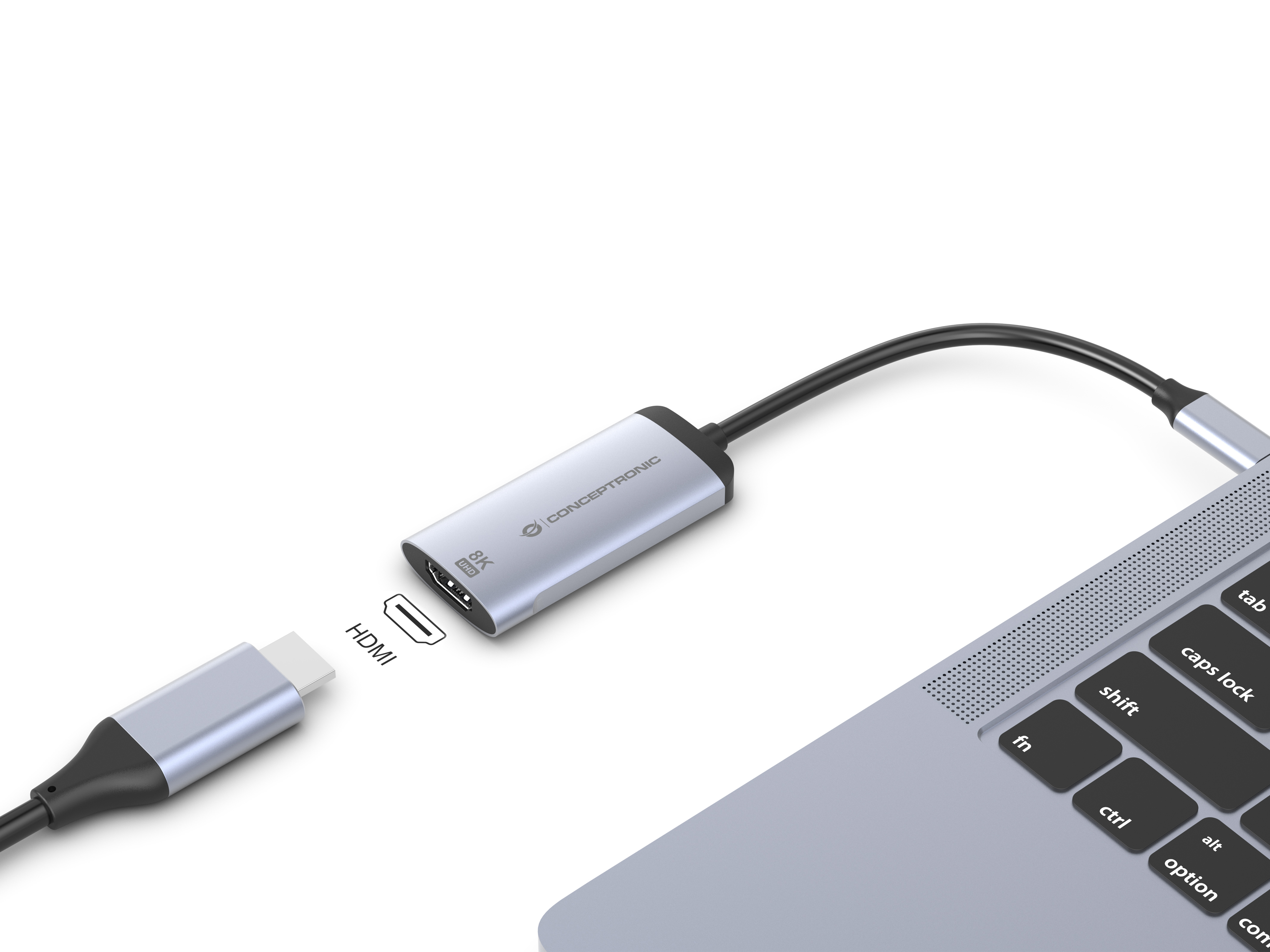 CONCEPTRONIC Adapter USB-C3.2->HDMI2.1 8K/60Hz 0.15m gr