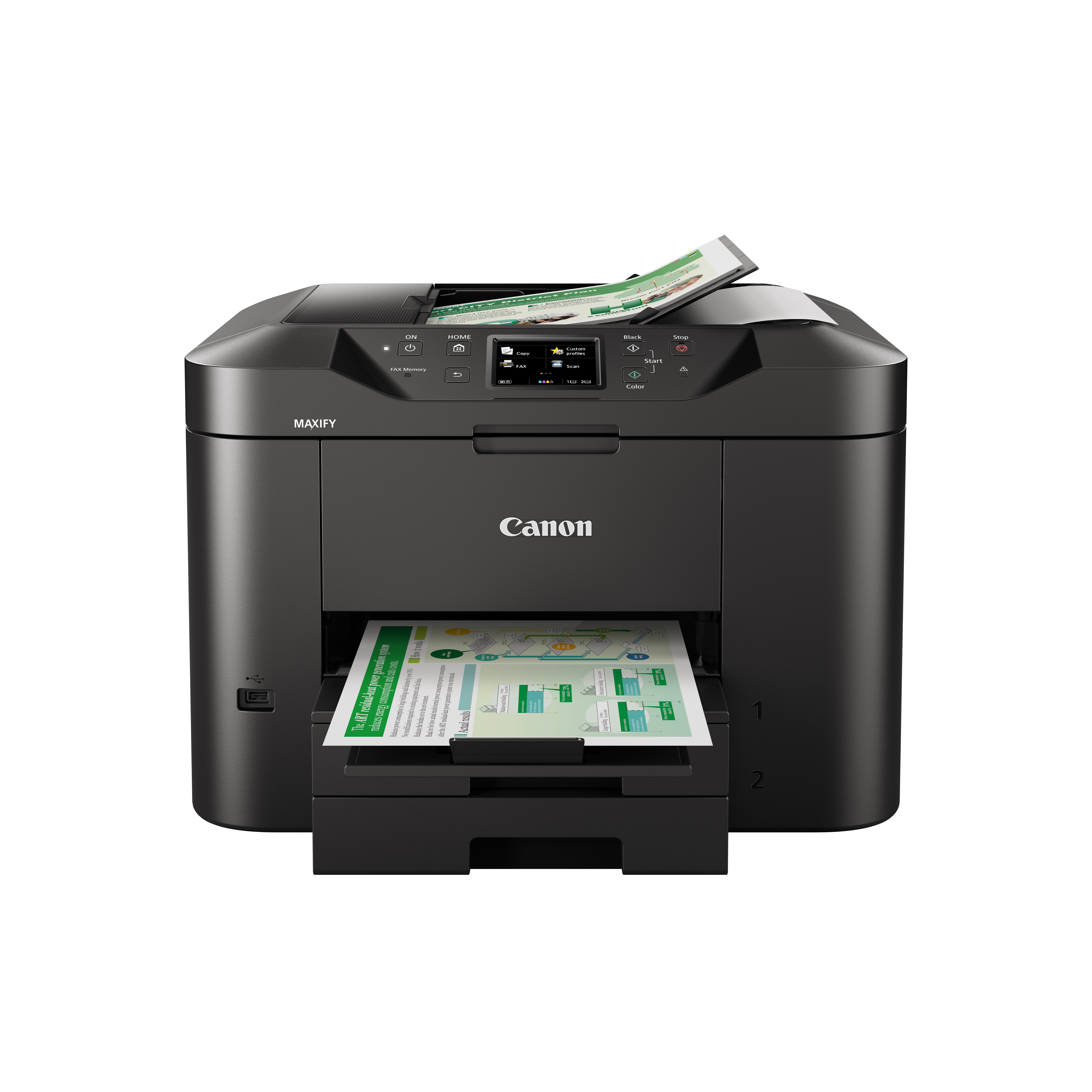 Canon MAXIFY MB2750 4 in 1 Tintenstrahl-Multifunktionsdrucker schwarz