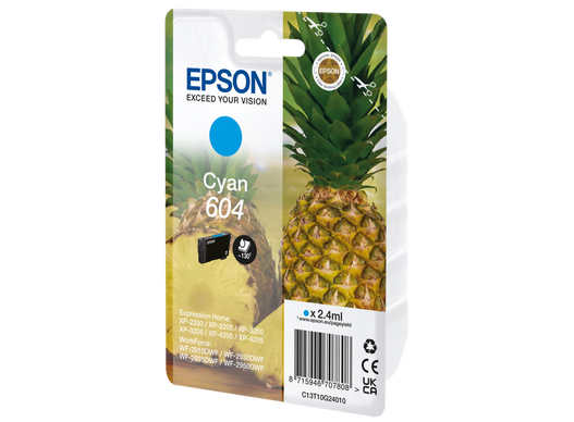EPSON 604/T10G24 (Ananas) cyan Druckerpatrone
