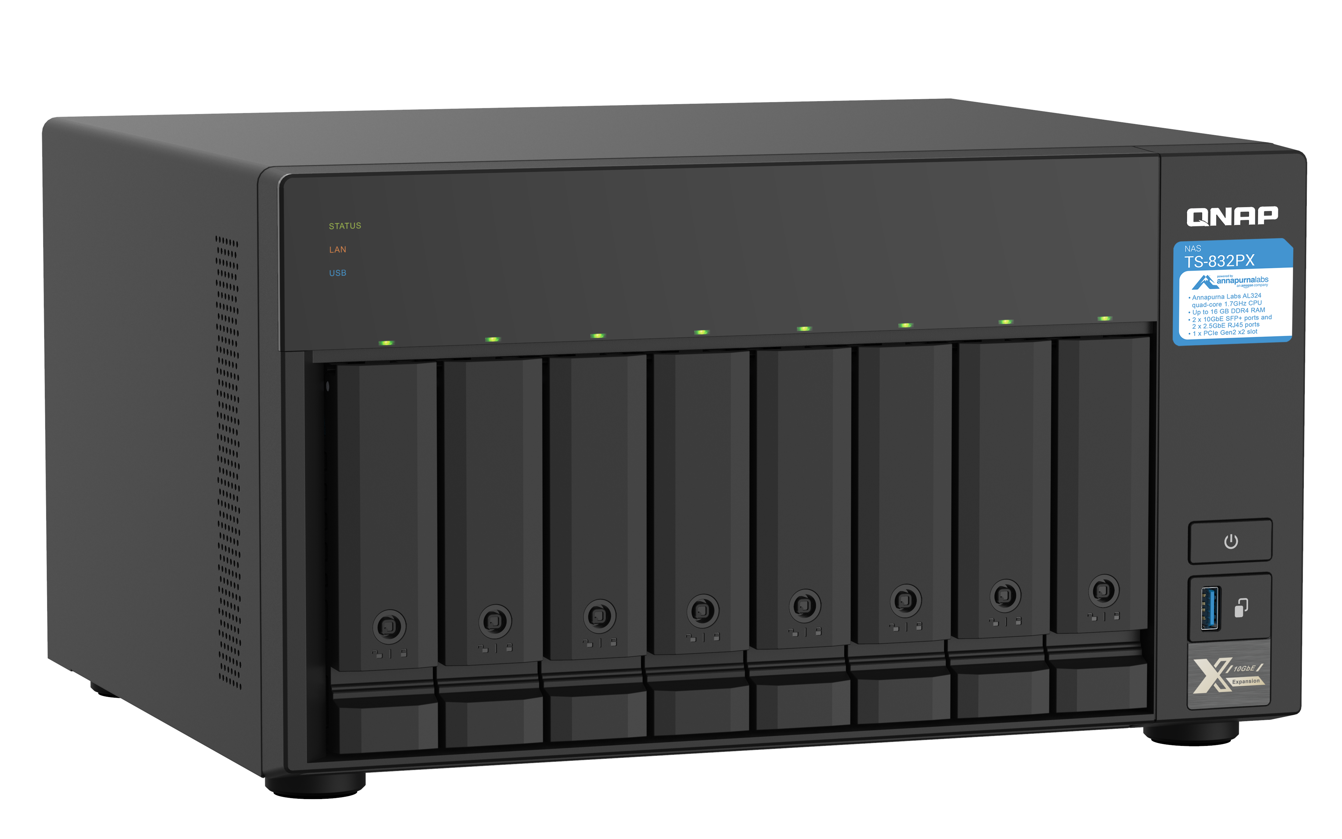 QNAP TS-832PX-4G - NAS-Server
