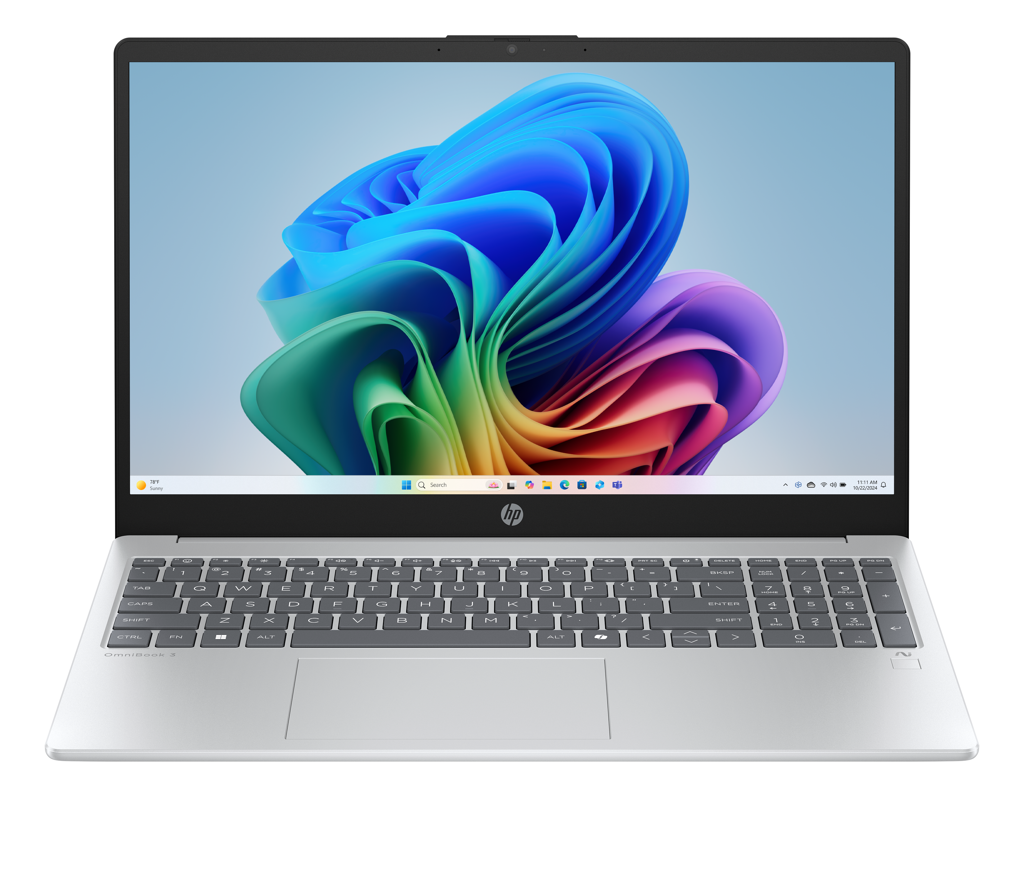 HP OmniBook 3 NG 15-fn0655ng Laptop 39,6 cm (15,6 Zoll), 16 GB RAM, 1 TB SSD, AMD Ryzen™ AI 5 340