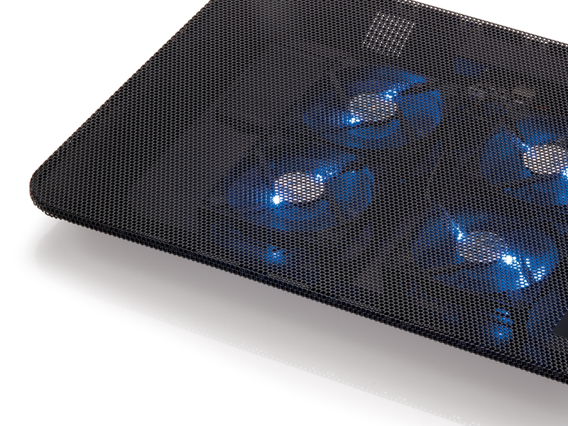 CONCEPTRONIC 4-Fan USB-A2.0 Laptop-Kühlpad 25Kg 15.6 sw