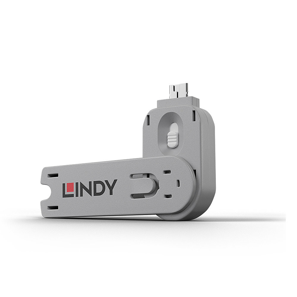 LINDY Schlüssel für USB Typ A Port Schloss weiß