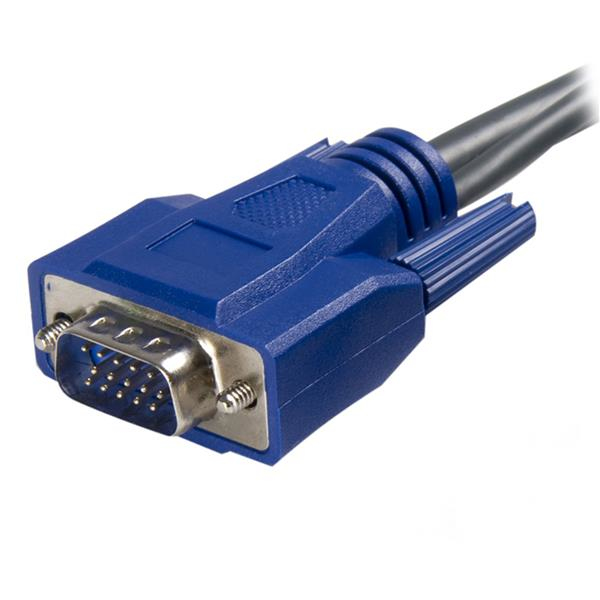 6 FT USB VGA 2-IN-1 KVM CABLE .