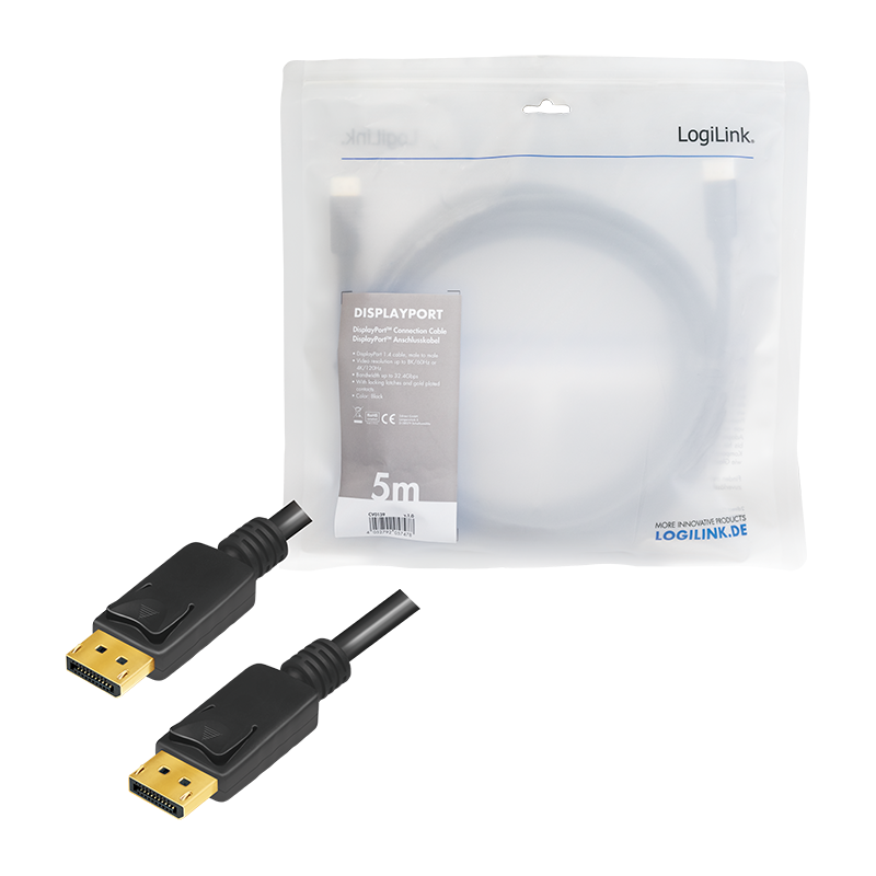 Kabel DisplayPort -5m