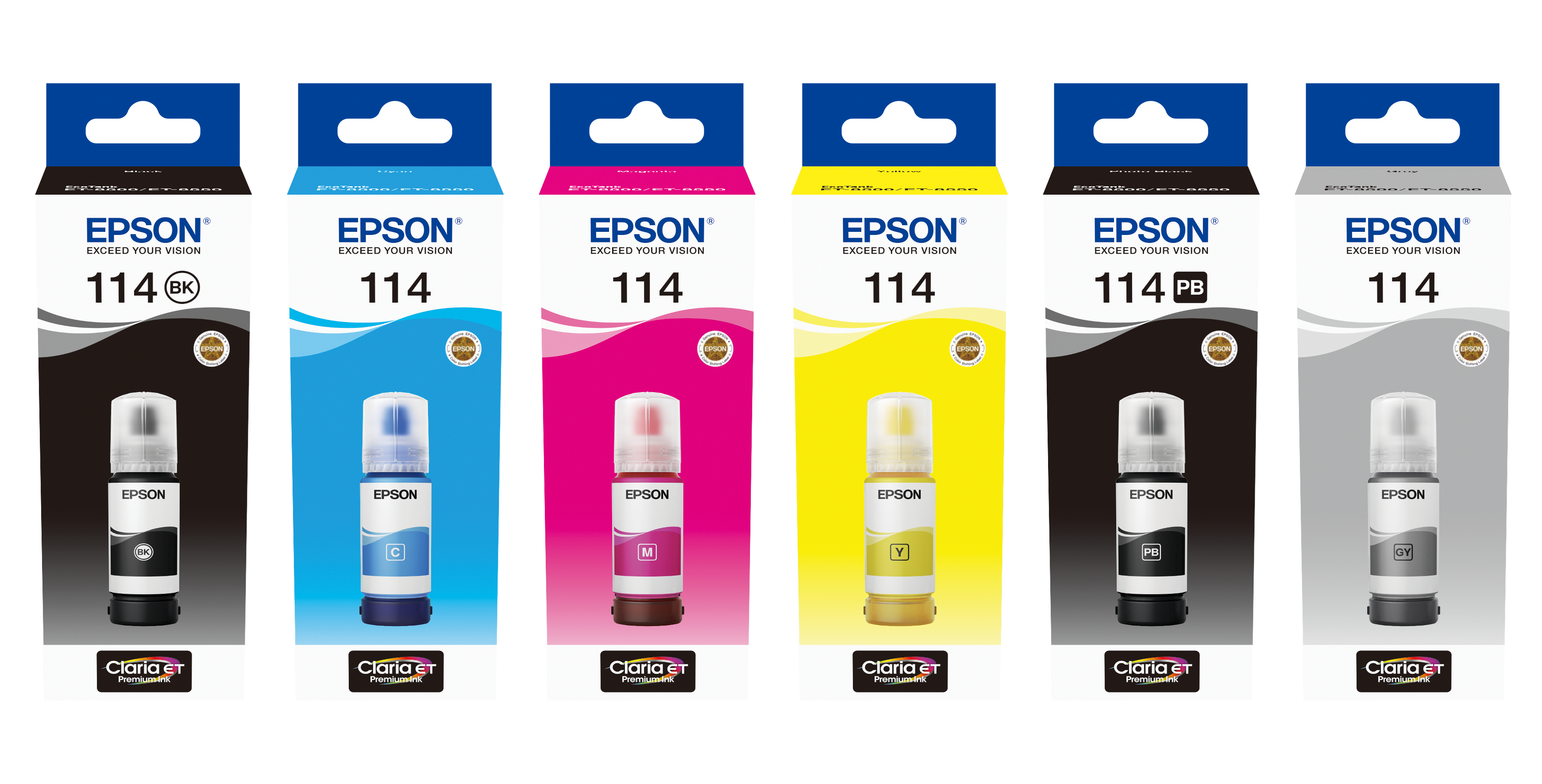 EPSON 114/T07A1 pigmentschwarz Tintenflasche