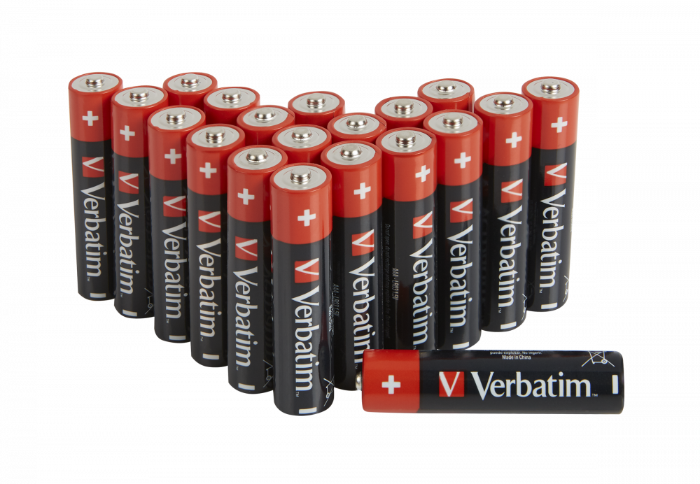 Verbatim ALKALINE BATTERY AAA 20 PACK (HANGCARD)