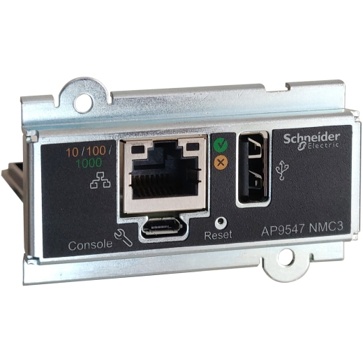 APC Network Management Card 3 UPS Network Management Cards for Easy UPS 3 Series 3-Phase remotely monitor and manage the UPS