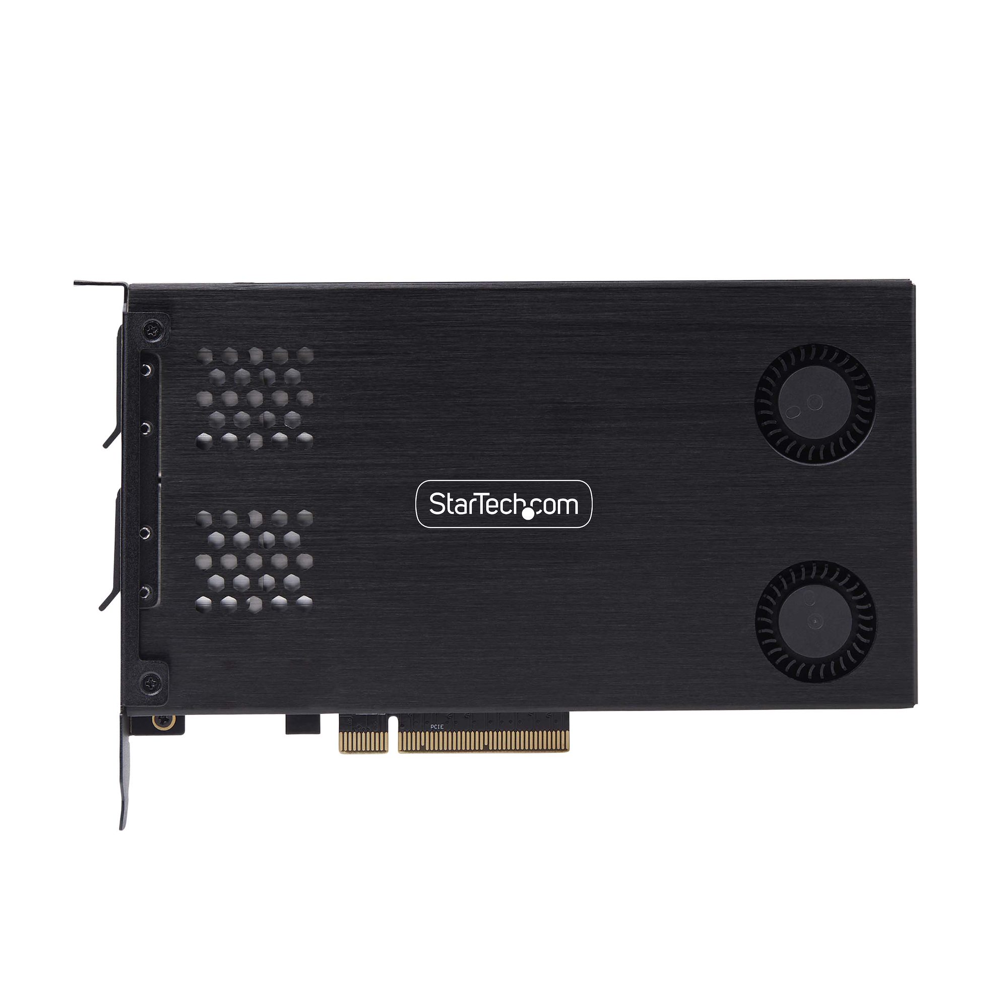 DUAL M.2 NVME SSD TO PCIE X8 REMOVABLE MOBILE RACK/BACKPLANE