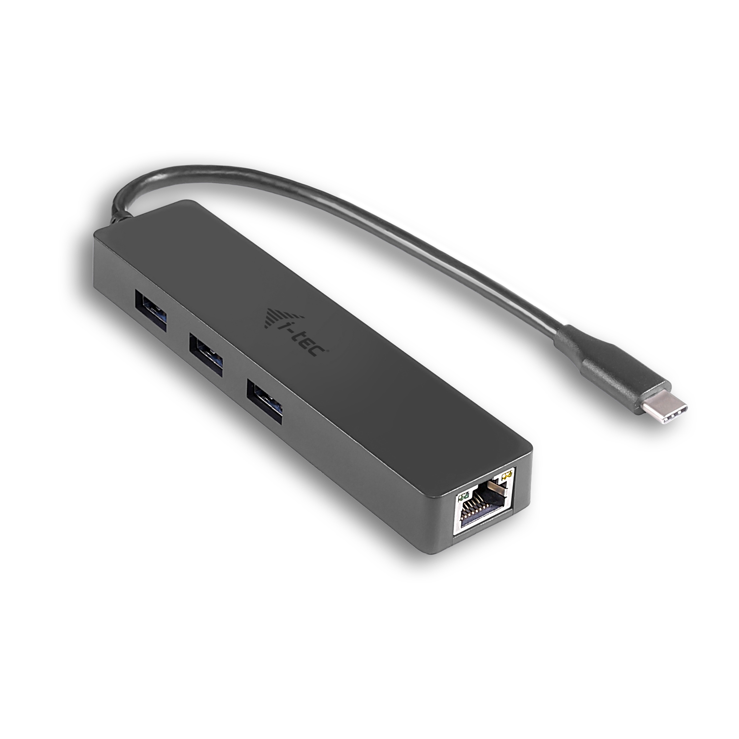 I-TEC USB-C SLIM HUB + GLAN 3X USB 3.0 TB3 COMP.