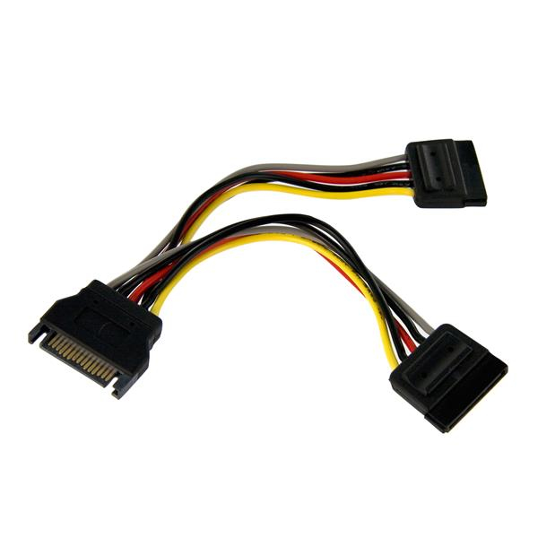6 SATA POWER Y SPLITTER CABLE .