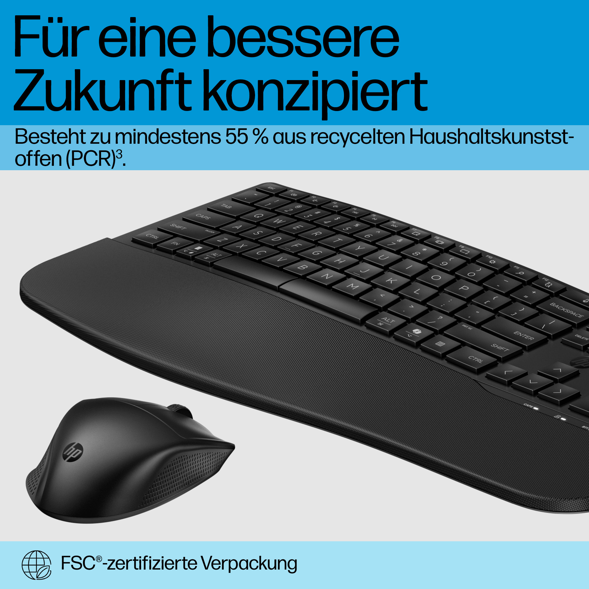 HP 685 Comfort Dual-Mode Keyboard and Mouse Combo Tastatur und maus set SmartBuy