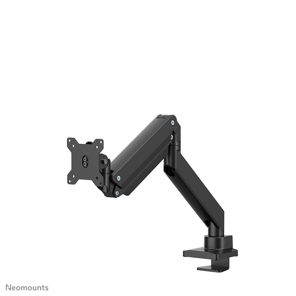 NEOMOUNTS Monitor Desk mount bis 124cm 49Zoll bis 18kg curved Bildschirm-Tischhalterung Durchführung Klemme neigbar pivot