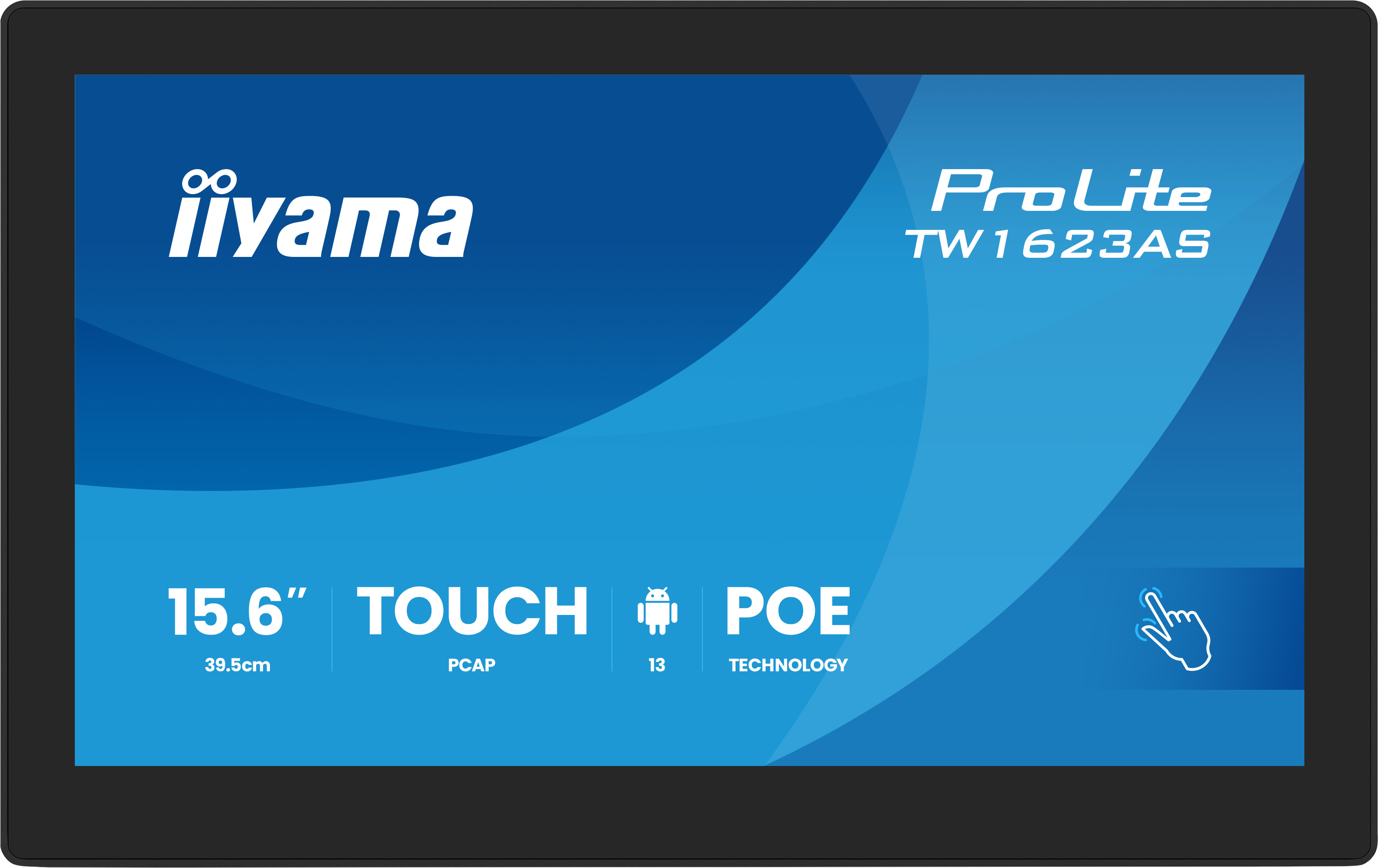 TW1623AS-B3P 15.6IN ANDROID OS 30MS 16:9 1000:1 HDMI/USB
