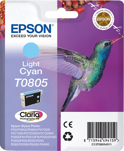 EPSON T0805 (Kolibri) light cyan Druckerpatrone