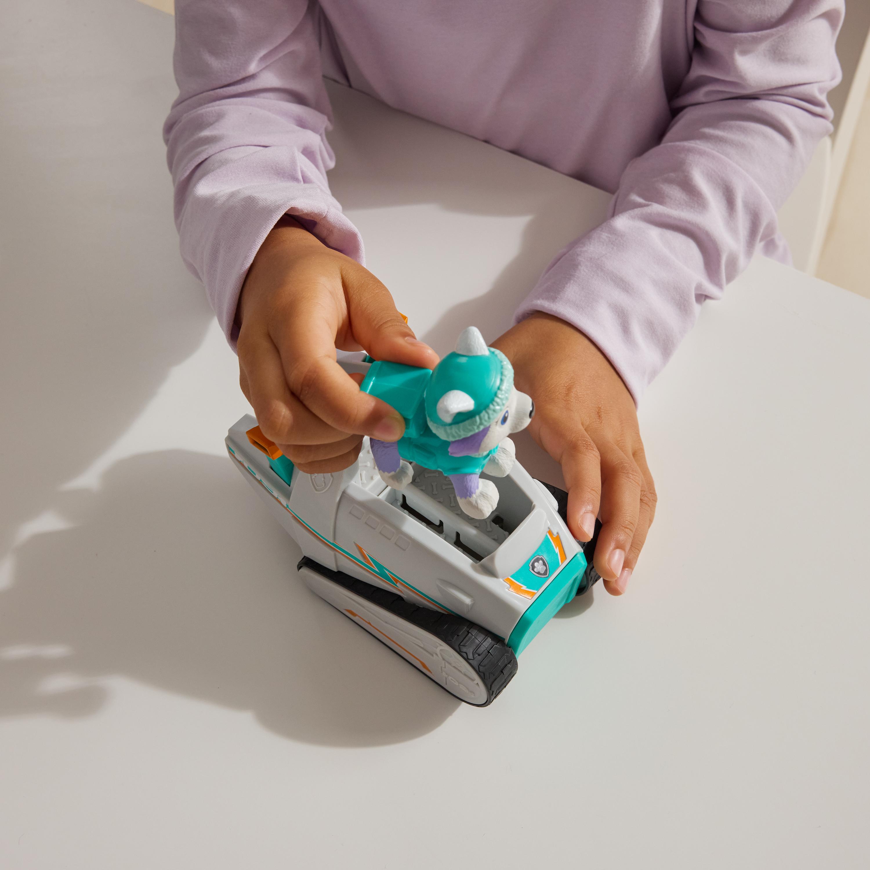Paw Patrol - Schneemobil mit Everest Spielfigur, Spielfahrzeug