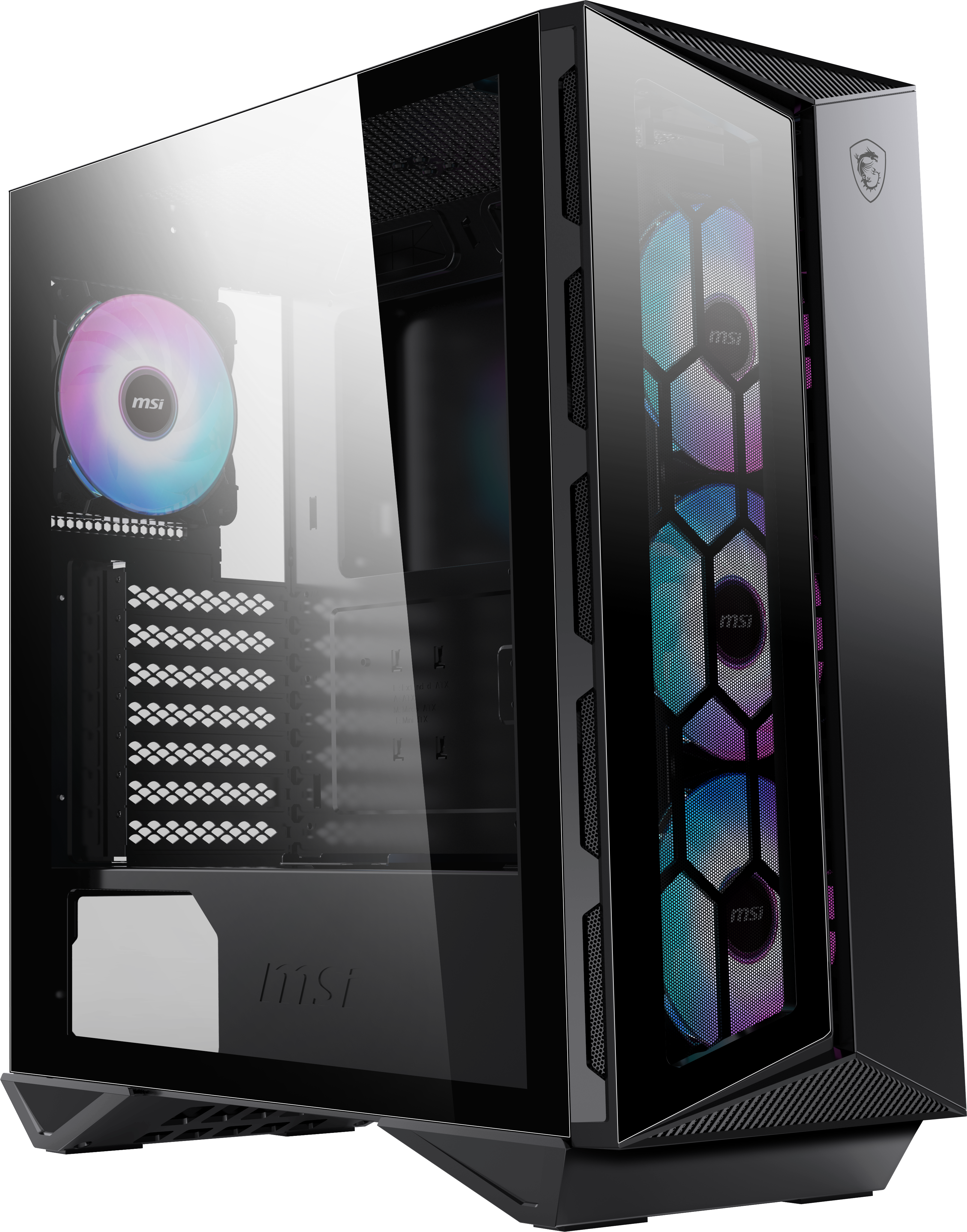 MIDI MSI MPG GUNGNIR 110R | black. window. RGB