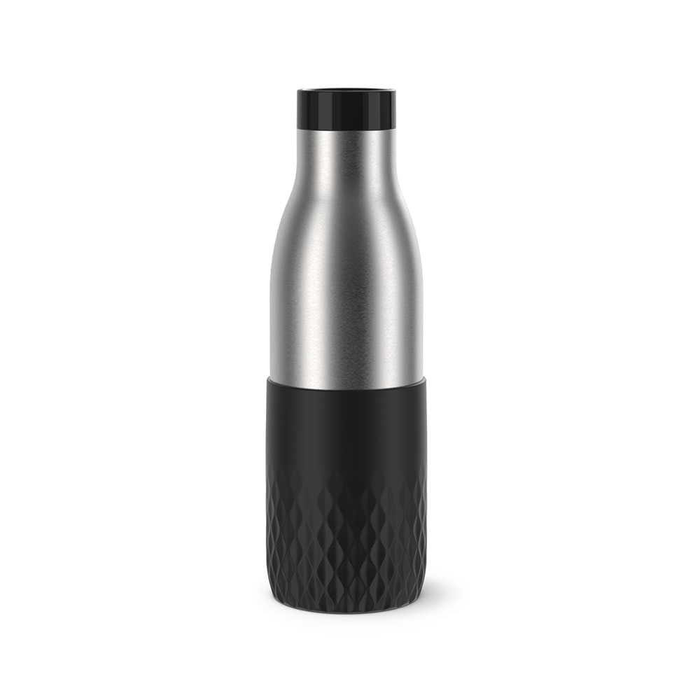 emsa Isolier-Trinkflasche Bludrop Sleeve schwarz 500,0 ml, 1 St.