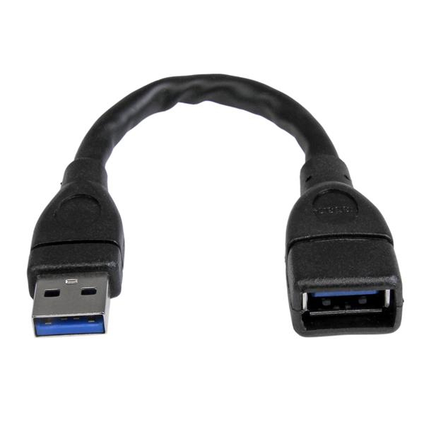 6IN USB 3.0 EXTENSION CABLE A MALE TO A FEMALE EXTENSION