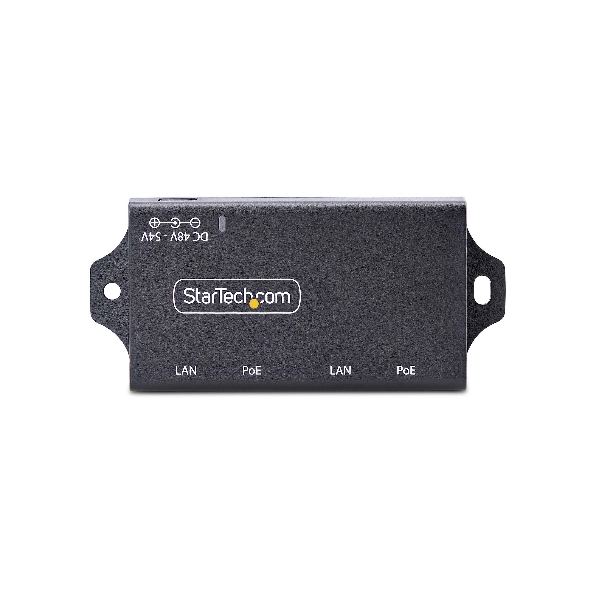 2-PORT GIGABIT POE INJECTOR 802.3AF/AT 10M/100M/1000M