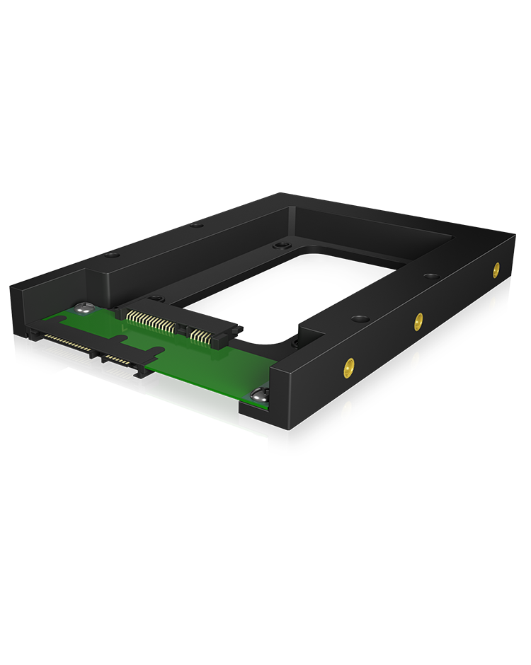 Einbaurahmen IcyBox HDD/SSD Konverter 2,5 -> 3,5 retail