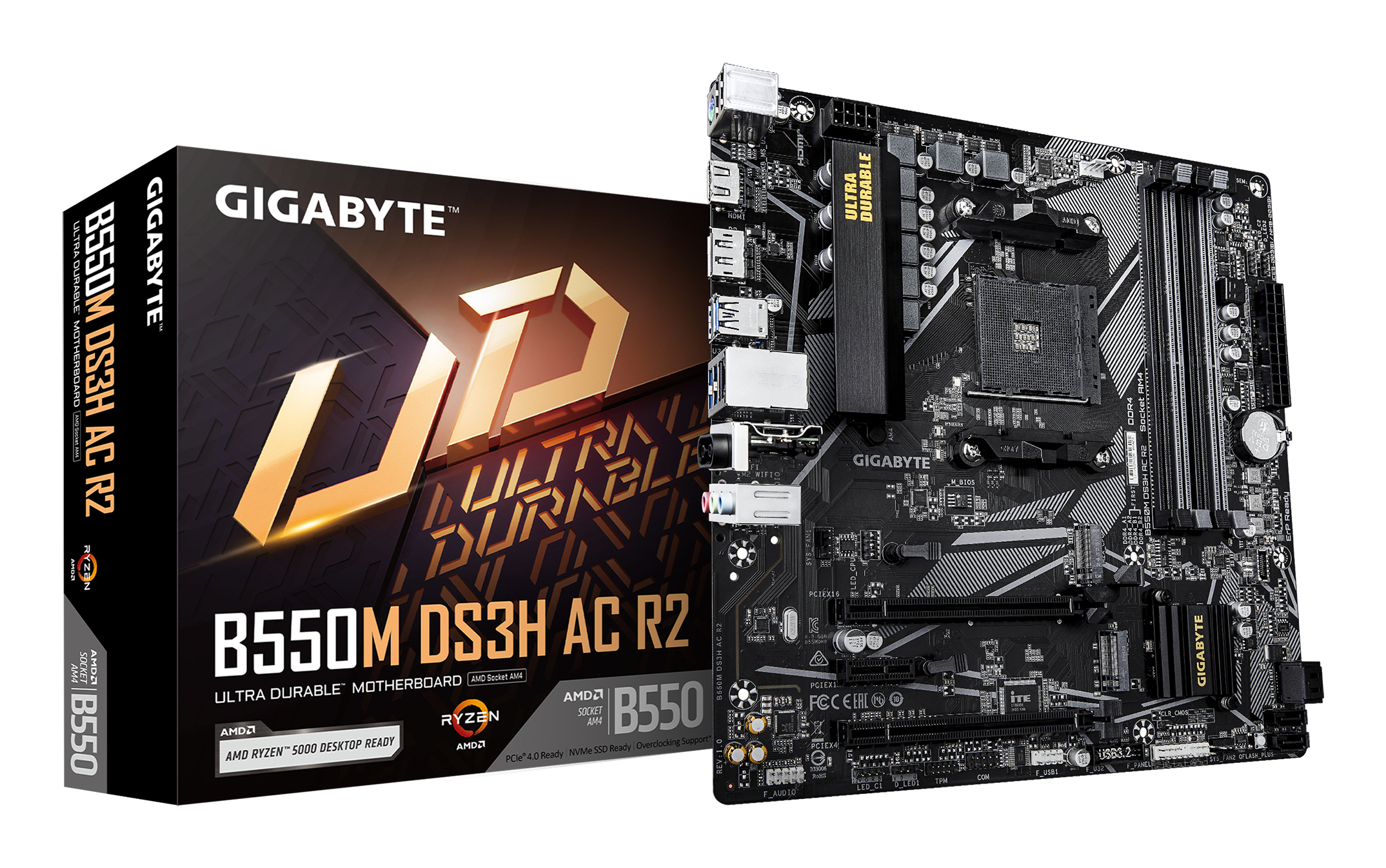 B550M DS3H AC R2, Mainboard