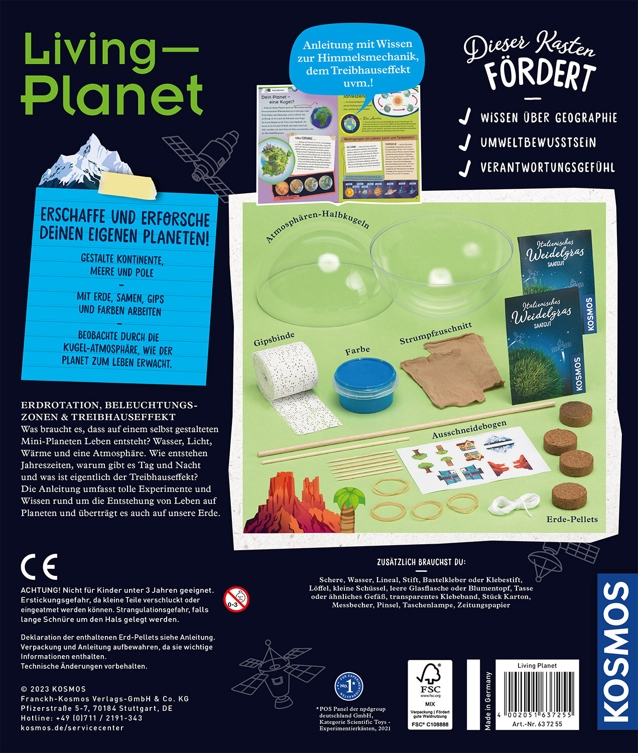 Living Planet, Experimentierkasten