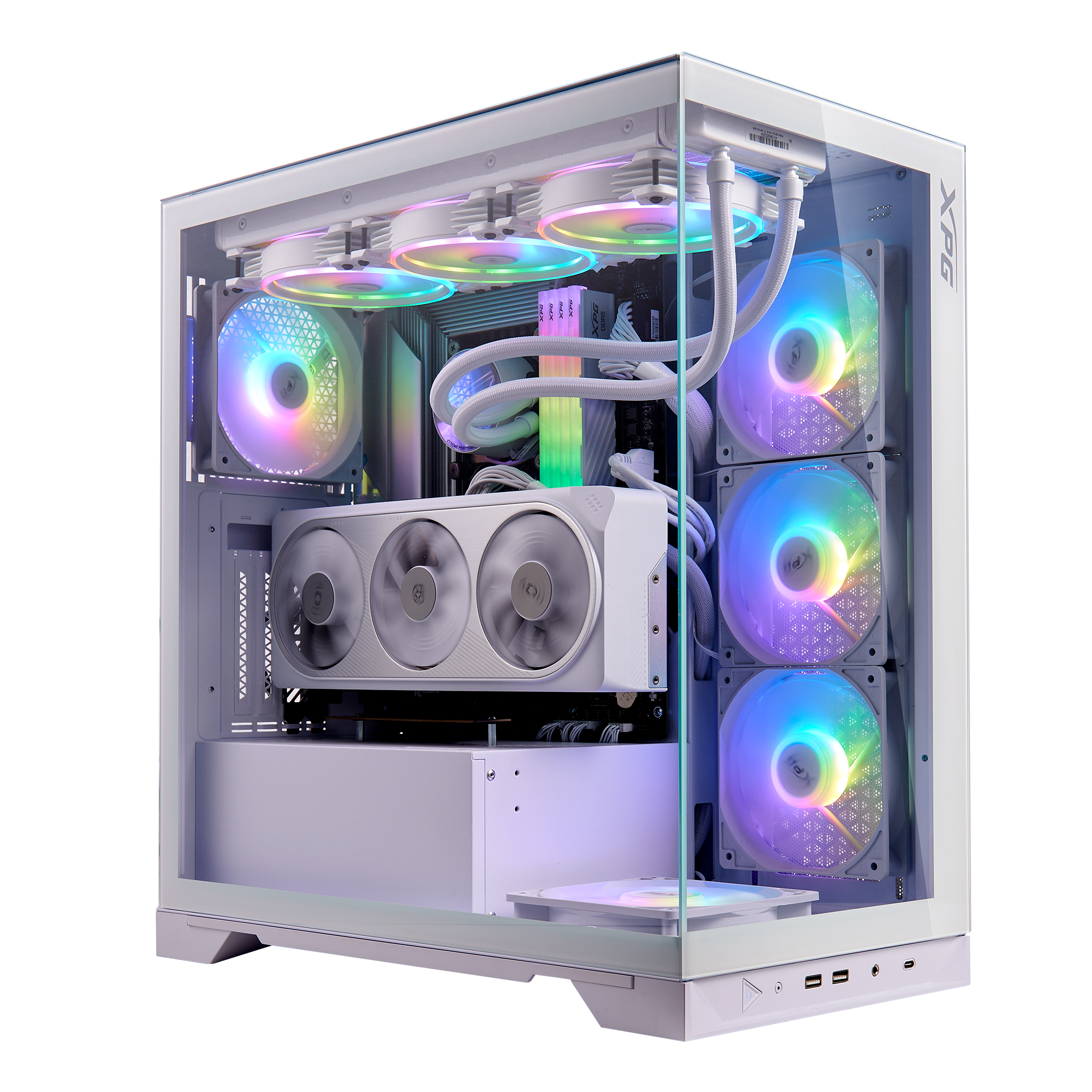 Geh XPG INVADER X (ATX) Midi Tower weiß retail