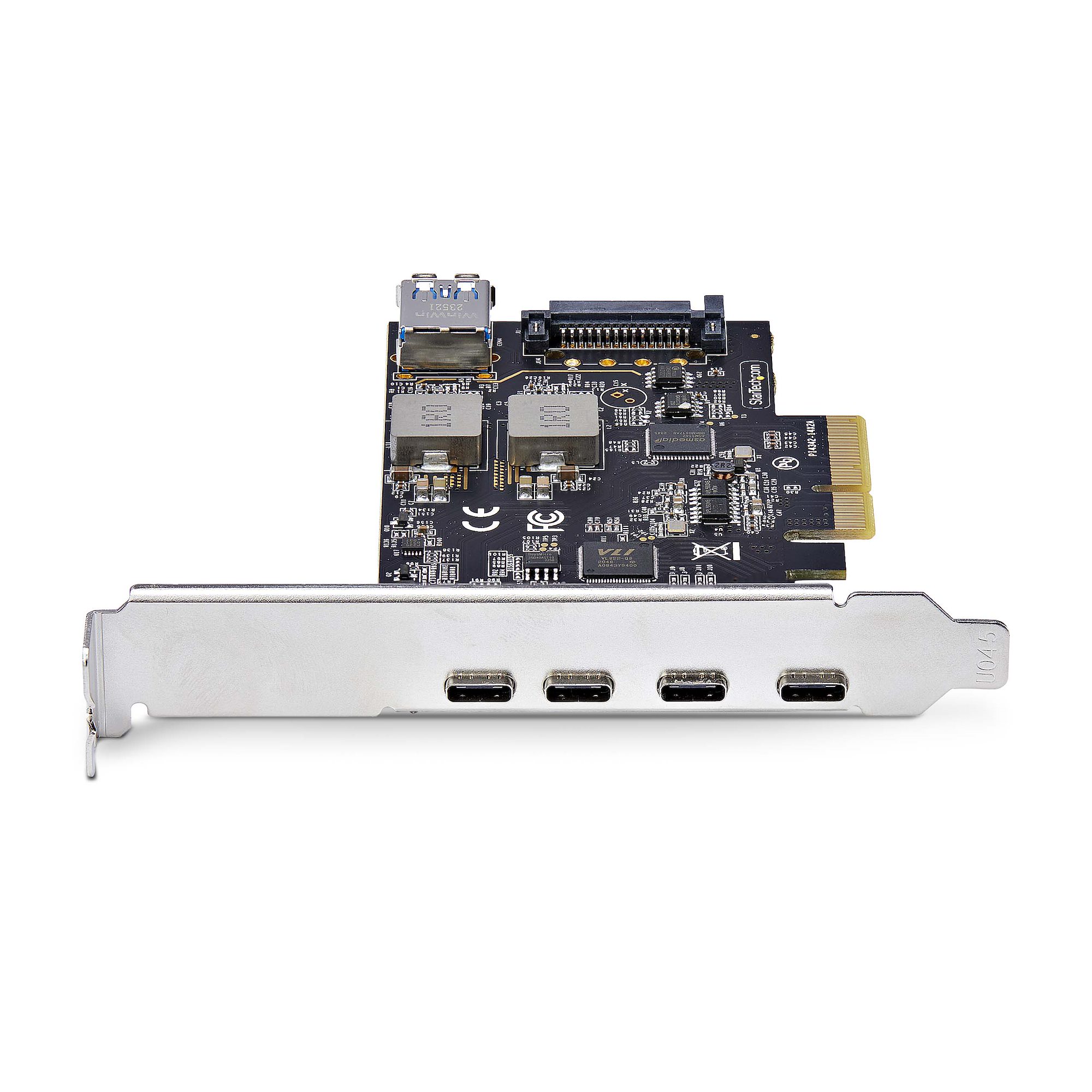STARTECH.COM 5-Port USB-C PCIe Karte USB 3.2 10 Gbit USB C PCI Express USB C Erweiterungskarte 4x USB-C 1x USB-A Intern