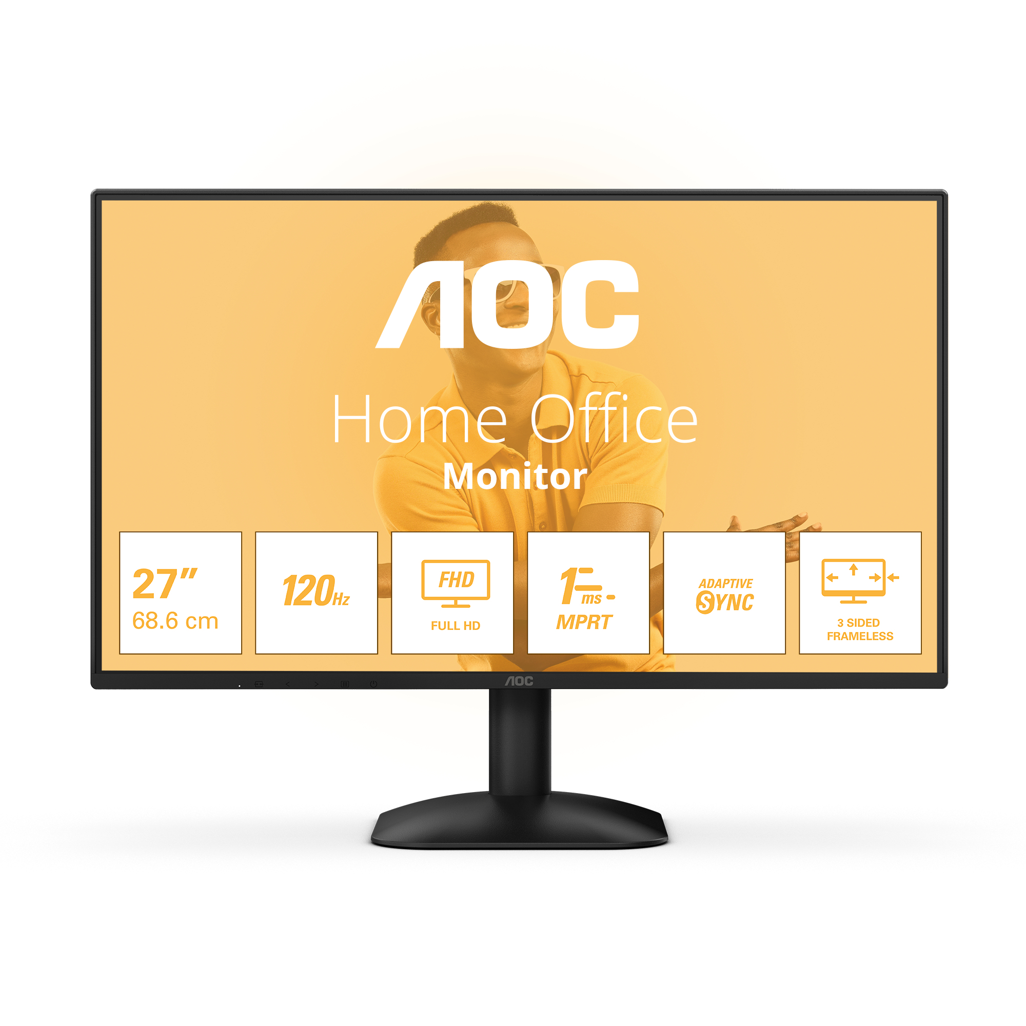 AOC 68,6cm (27) 27B31H 16:09 VGA+HDMI IPS black
