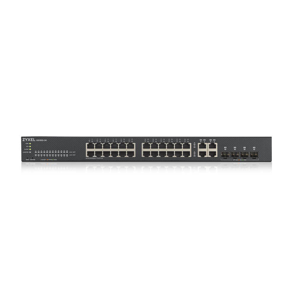 Zyxel Switch 24x GE GS1920-24V2 24xRJ45 4xCombo Managed