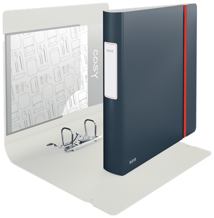 LEITZ Active Cosy Ordner samtgrau Karton 6,5 cm DIN A4, 1 St.