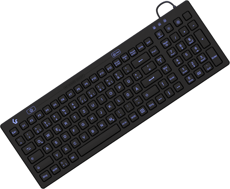 KeySonic Industrie-TAS, Silikon, IP68,BK, KSK-6031INEL-B(DE)