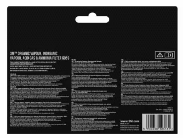 3M Filter für Atemschutzmasken 6055 A2 EN 14387:2004 + A1:2008 A2, 4 Paar
