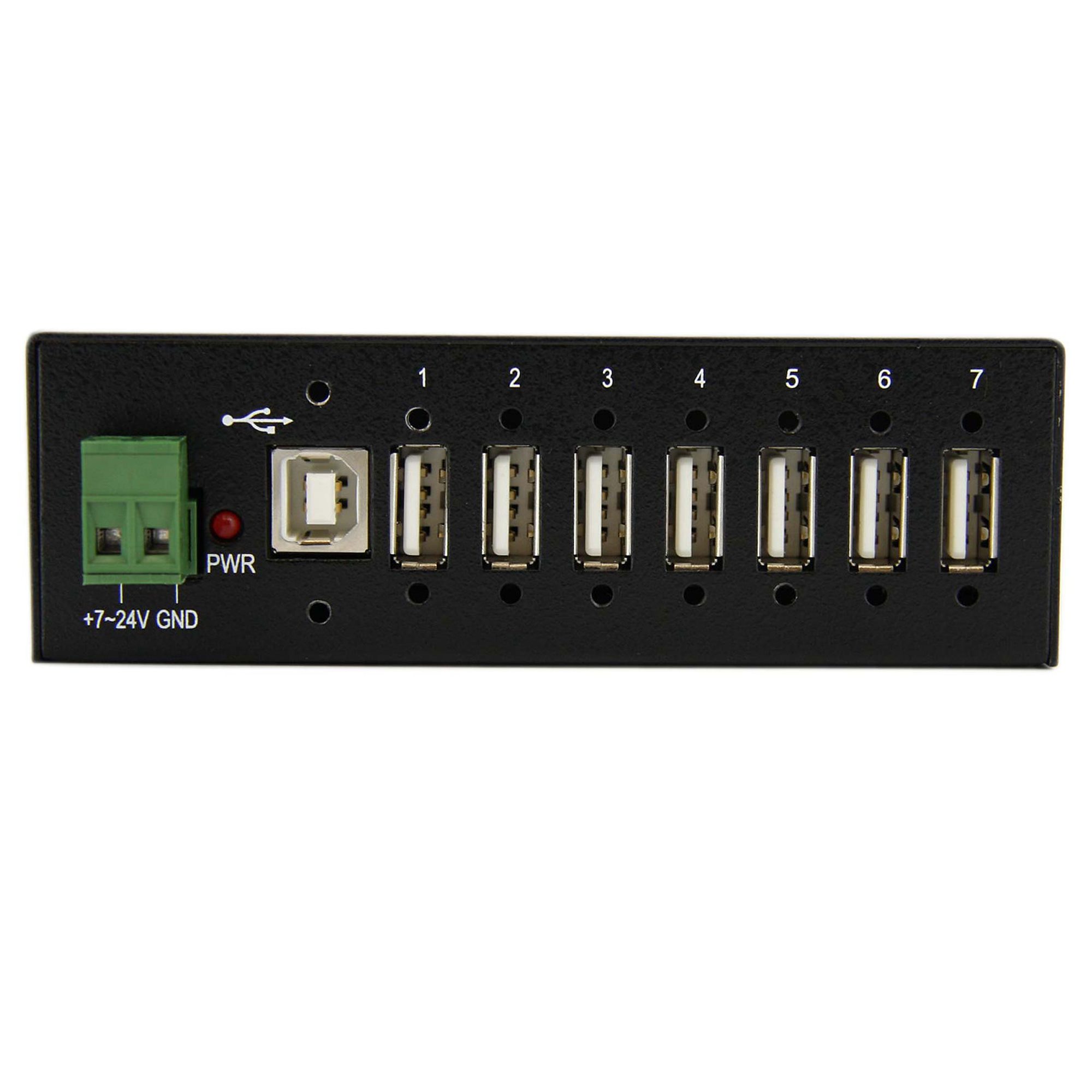 STARTECH.COM 7Port Industrial USB 2.0 Hub with ESD and 350W Surge Protection
