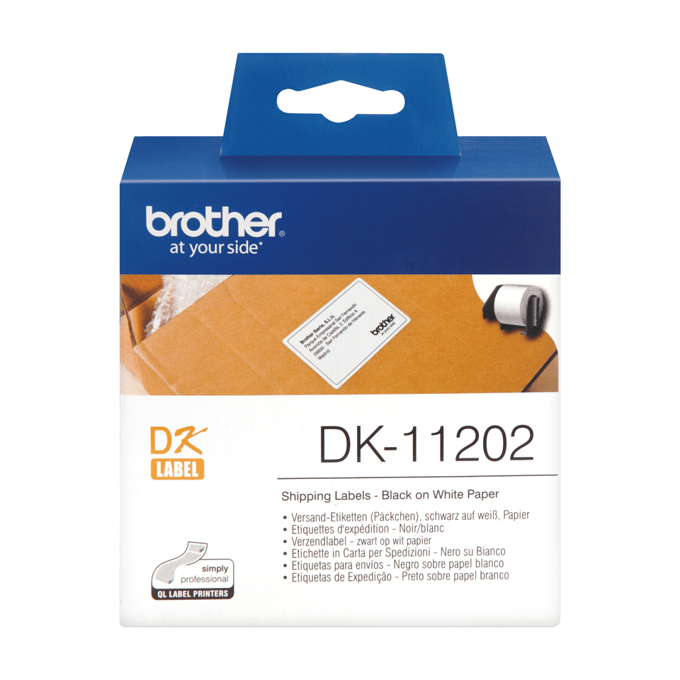 DK SINGLE LABLE ROLLS F/ QL-500/550 300PCS/RL 62X100MM